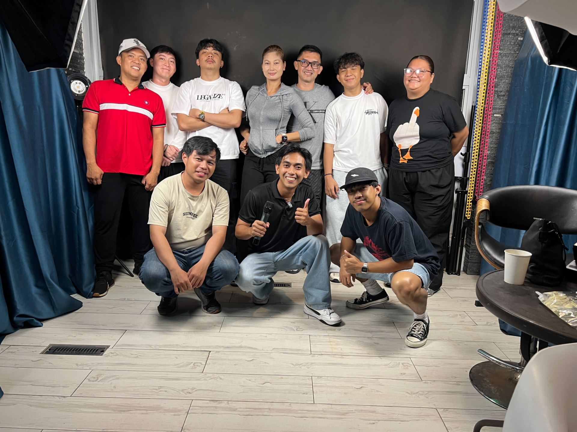Matt Media team filming content in the studio